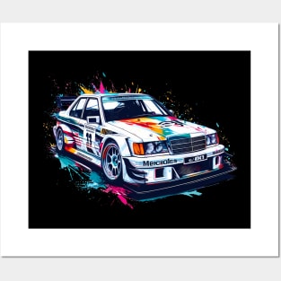 mercedes 190 evo2 Posters and Art